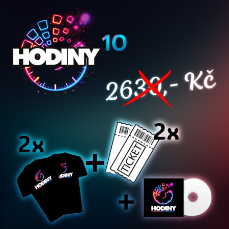 HODINY 10 LET / ROXY - Dárkový box  PRO DVA